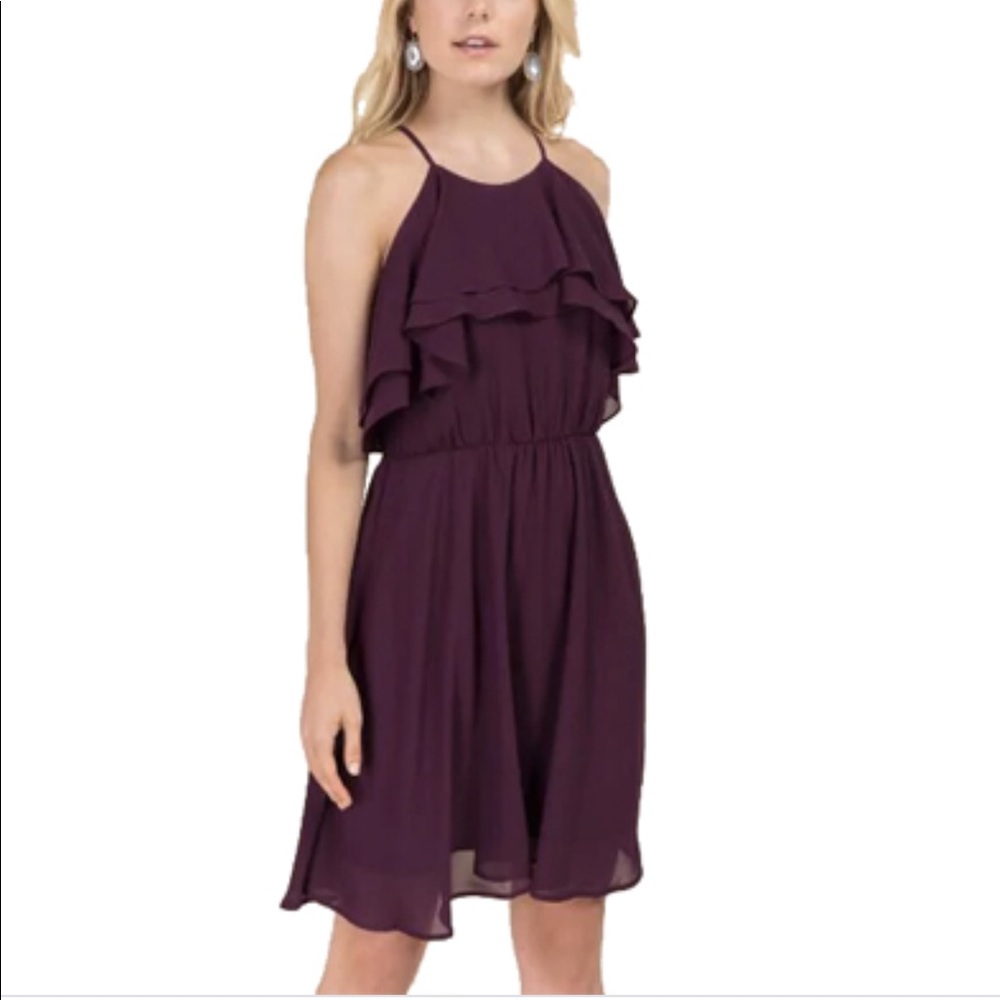 NWT Francesca’s Langley ruffle dress